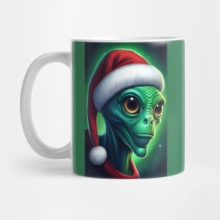 Alien Santa Claus Mug